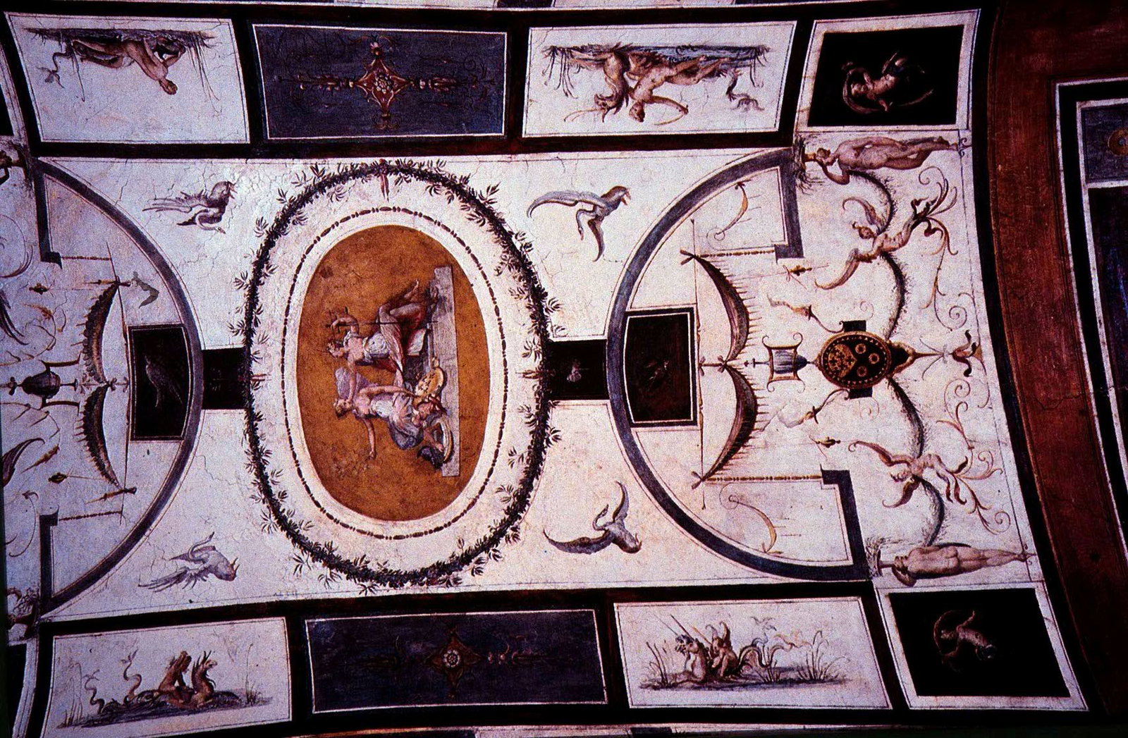 motivi decorativi a grottesche (dipinto murale, complesso decorativo) di Luzio R